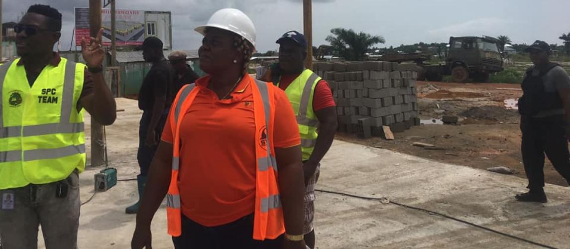 Acting Minister, Ruth Coker-Collins and Team regular Site Visit to Omega